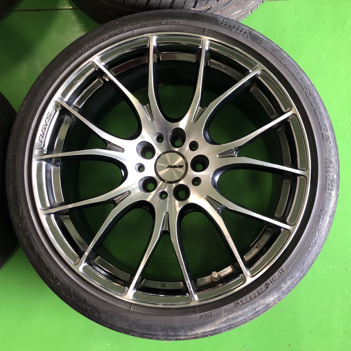 NA471 中古 RAYS HOMURA 2x7 レイズ ホムラ ホイール 19×8.5J +38 19 
