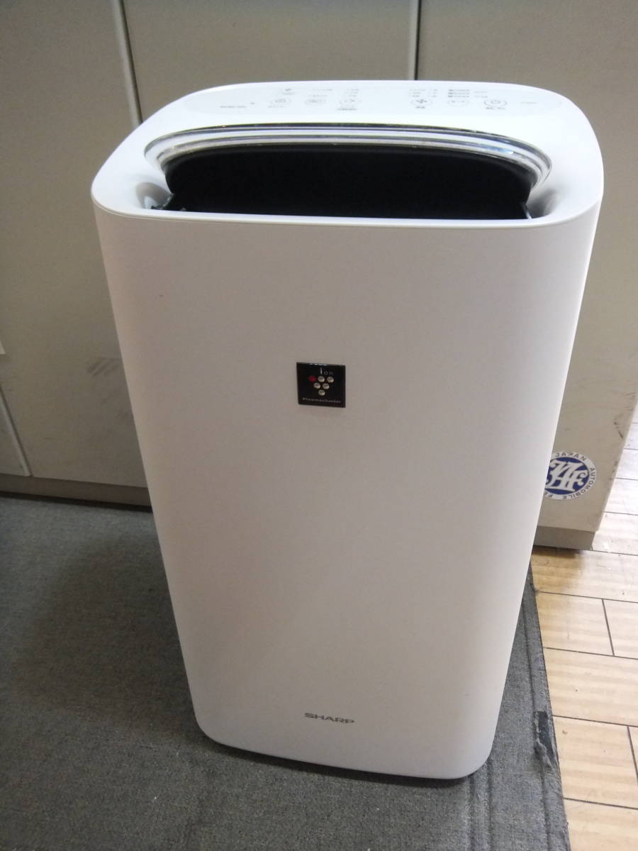 SHARP KI-ND50-W 除加湿空気清浄機 2021年製 中古 たばこ臭あり 【公式