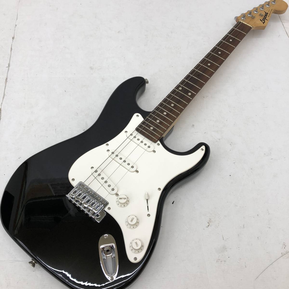 LEGEND ストラトキャスター ブラック 黒 エレキギター