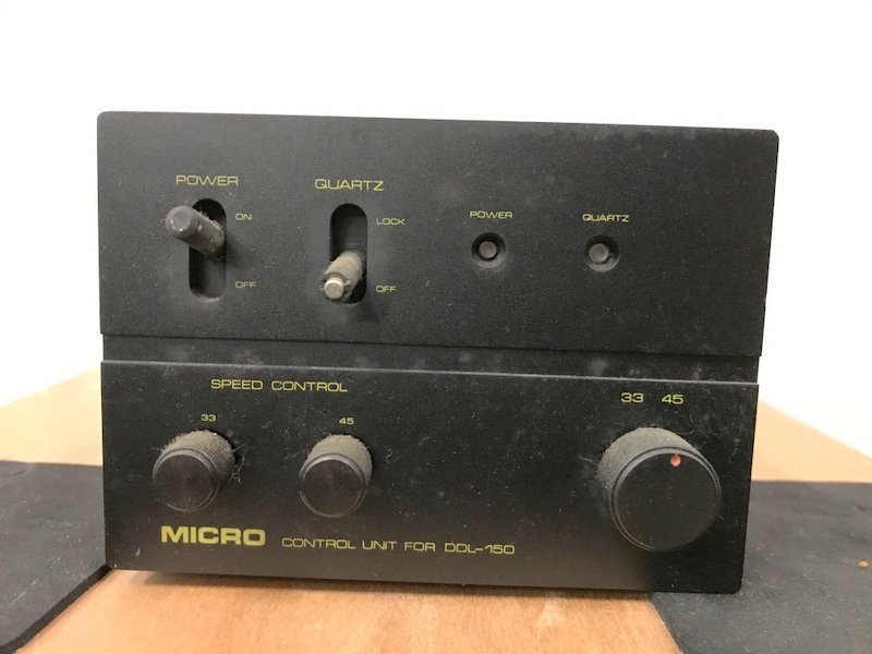 MICRO DDL-150 マイクロ レコードプレイヤー □MICRO トーンアーム&frasl;ダスト 【ジャンク品】MICRO DDL-150 コントロールユニット 電源ユニット マイクロ精機　S0713