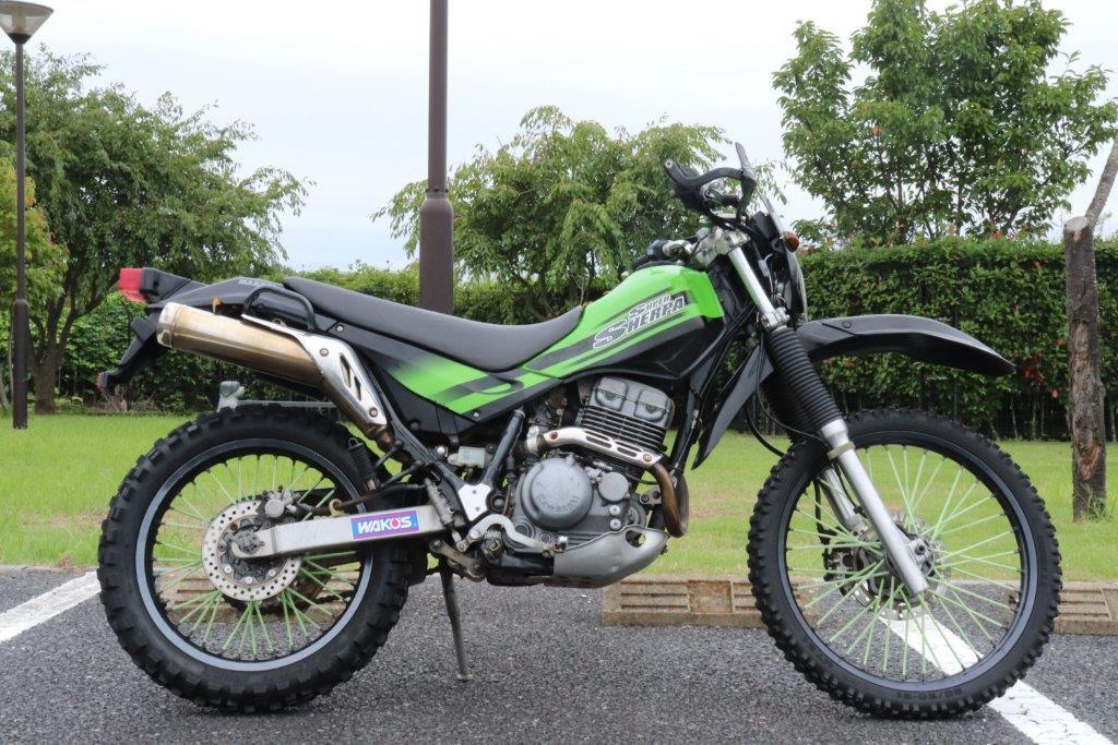 スーパーシェルパ カワサキ KL250G 書類付き 実動 - 3517km 吹け上がり