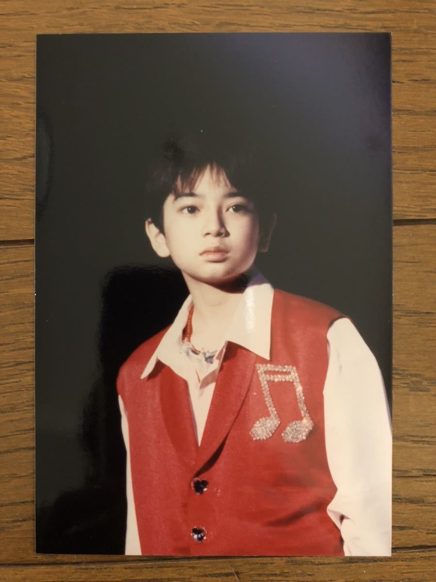 【希少品】松本潤　公式写真　旧嵐ロゴ　デビュー前初期　Johnnys Jr.時代 嵐＊松本潤＊ジュニア時代＊デビュー前＊ジャニーズグッズ＊初期＊貴重