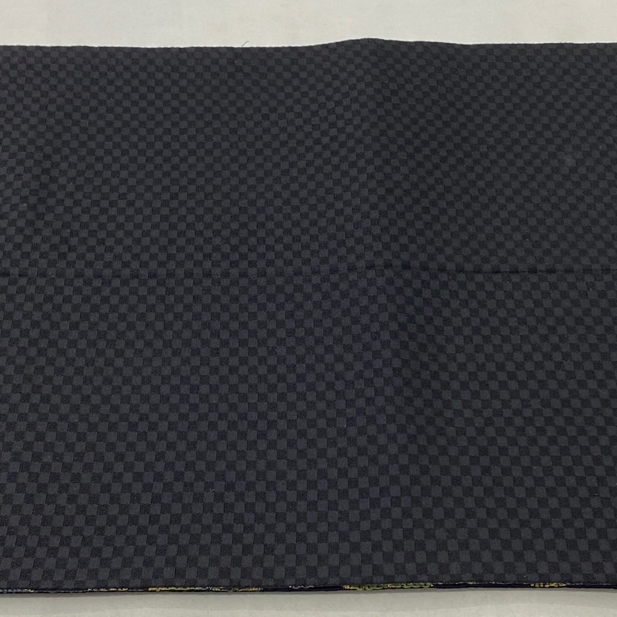 【競ナビ】袋帯 美品 名品 草花 箔 黒 六通 正絹 【中古】 袋帯 名品 美品 50%OFF 鳥 K50