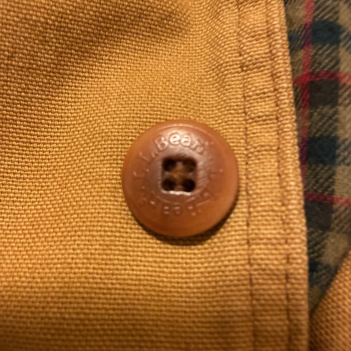 L.L.Bean エルエルビーン ジャケットUSA製 H-147 キャメル コットン