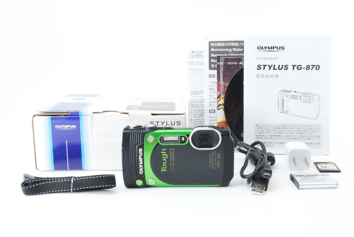 7631☆実用品☆ OLYMPUS オリンパス デジタルカメラ STYLUS TG-870