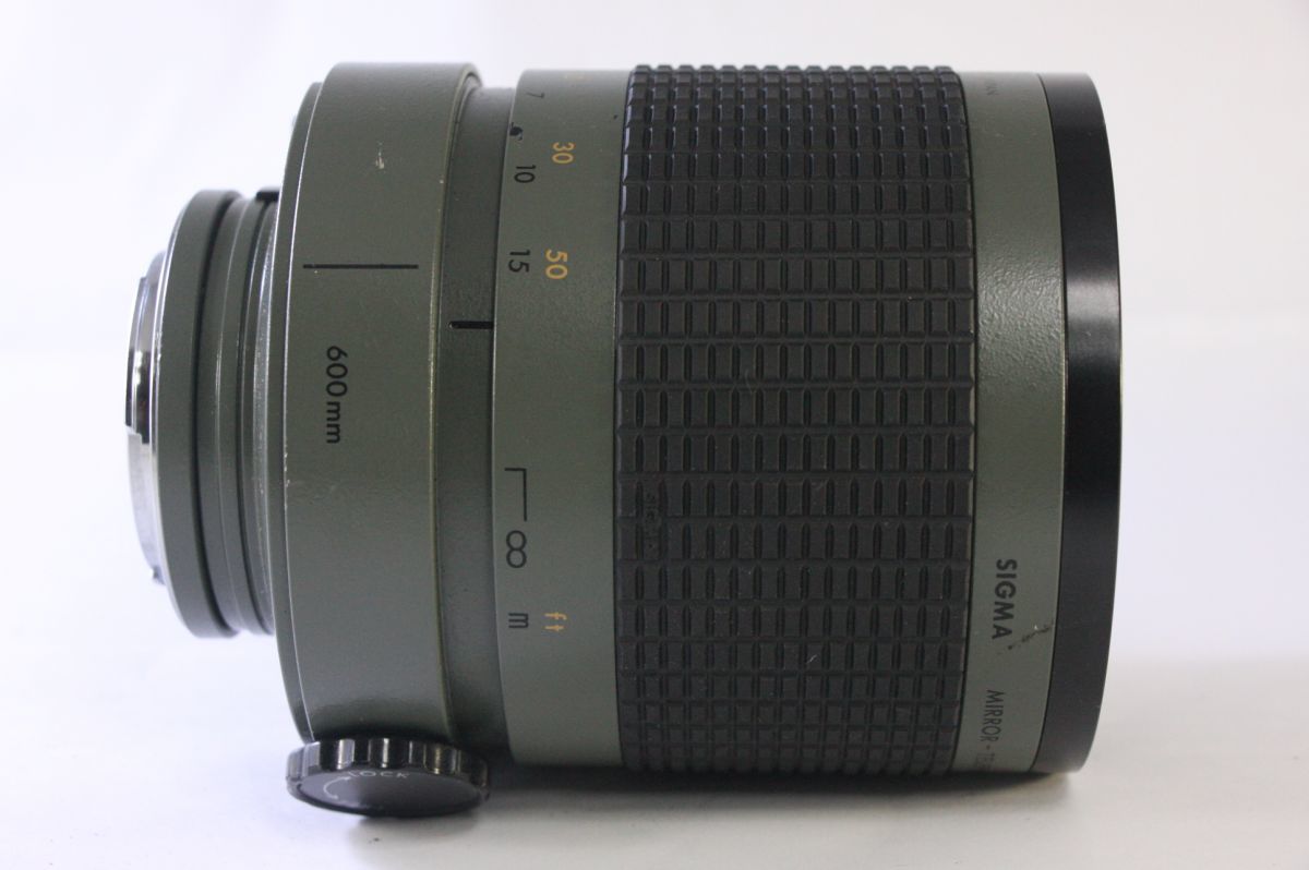 希少オリーブ☆良品☆シグマ SIGMA MIRROR-TELEPHOTO 600mm F/8 ソニー