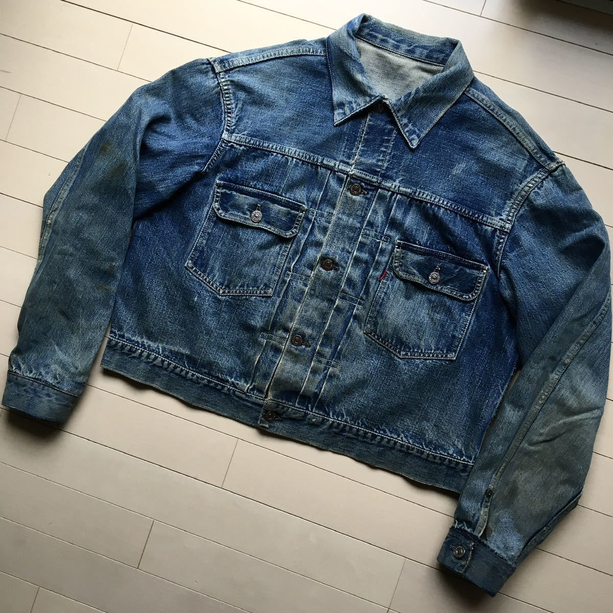 極上】片面 ハギ付 48-50 507XX スーパービッグサイズ 最初期53年製