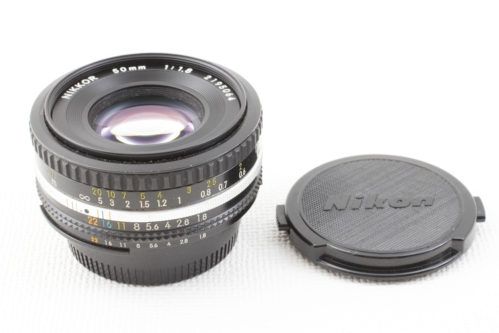 外観美品◇NIKON ニコン Ai-s Nikkor 50mm F1.8◇単焦点標準レンズ