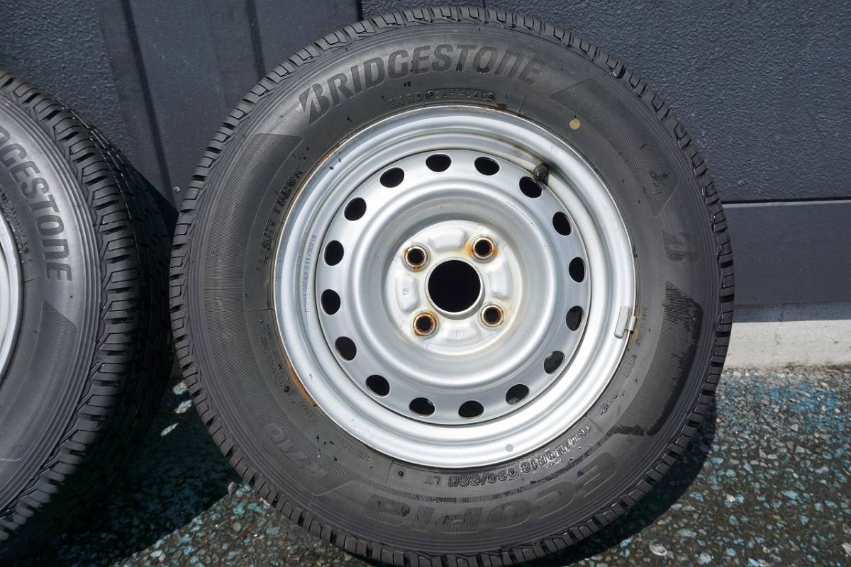 165/80r13 4本セット ブリジストン エコピアR710 【中古売り切り