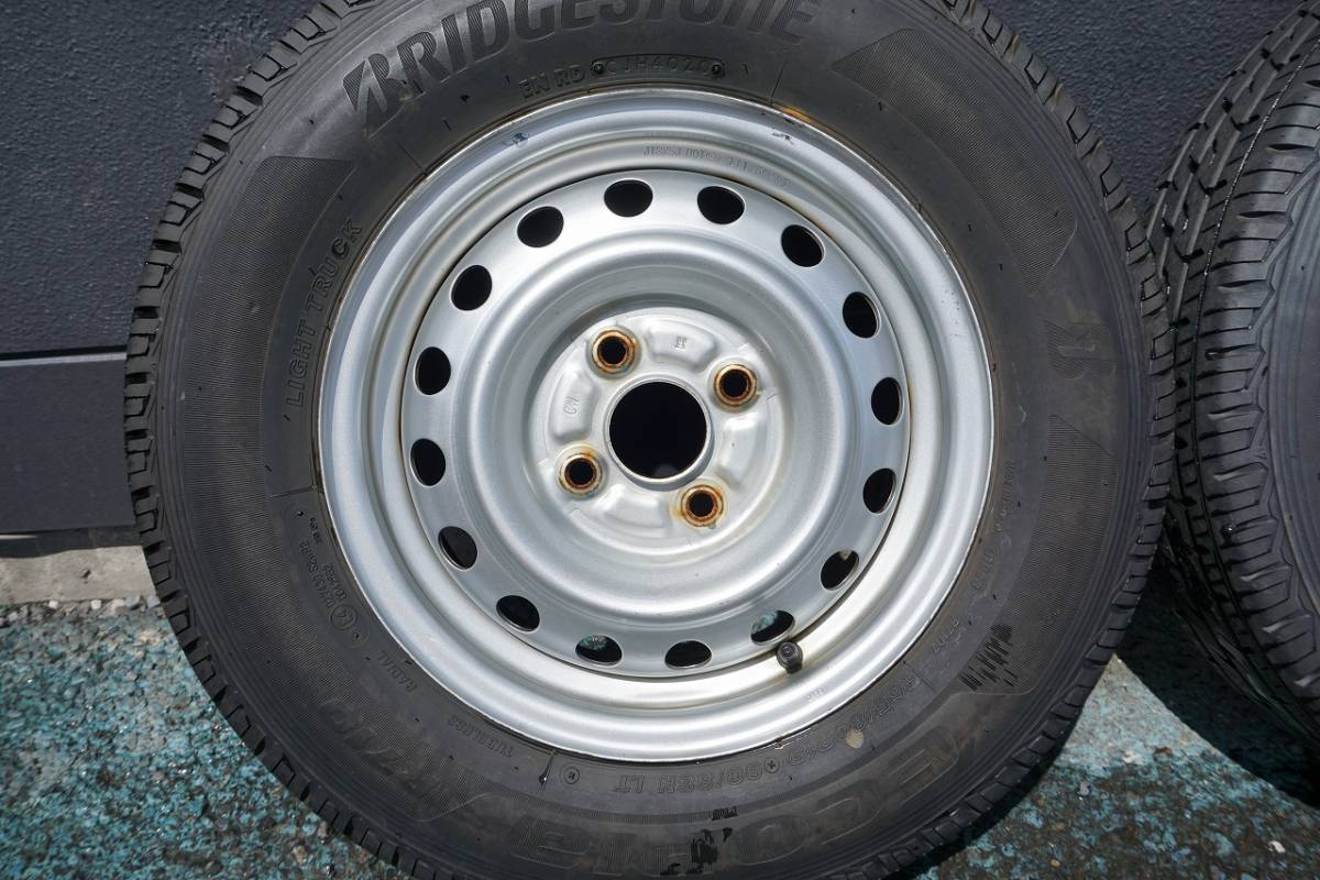 165/80r13 4本セット ブリジストン エコピアR710 【中古売り切り