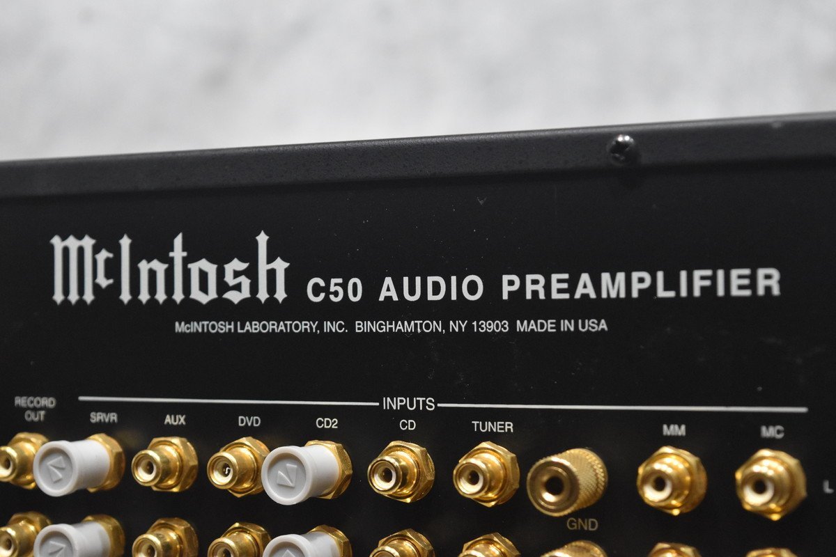送料無料!!】McIntosh C50 プリアンプ マッキントッシュ ‰ 【公式通販】