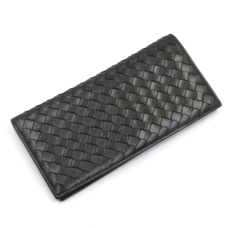 BOTTEGA VENETA ボッテガヴェネタ 長財布 244688 イントレチャート コンチネンタルウォレット ブラック 黒 80002565