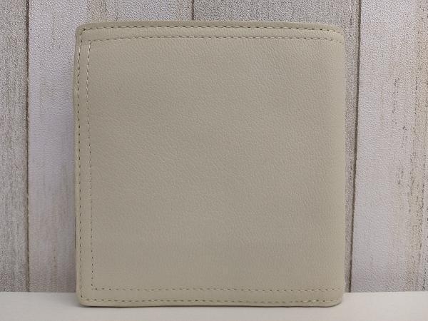 PORTER ポーター 二つ折り財布 ウォレット オフホワイト カーキ レザー 