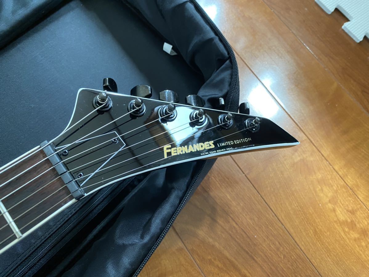 フェルナンデス FERNANDES TEJ-75 リペイント 布袋モデル風 EMG-SA