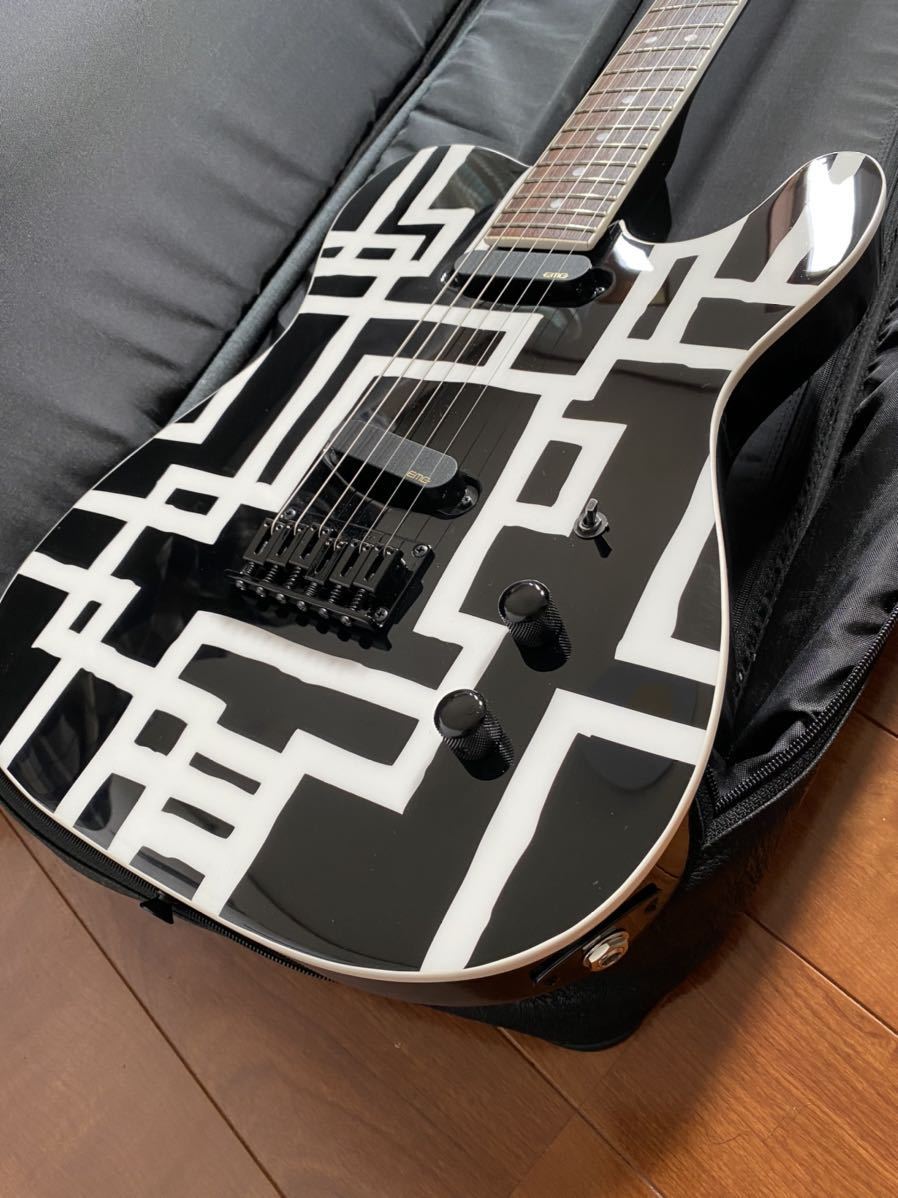 フェルナンデス FERNANDES TEJ-75 リペイント 布袋モデル風 EMG-SA
