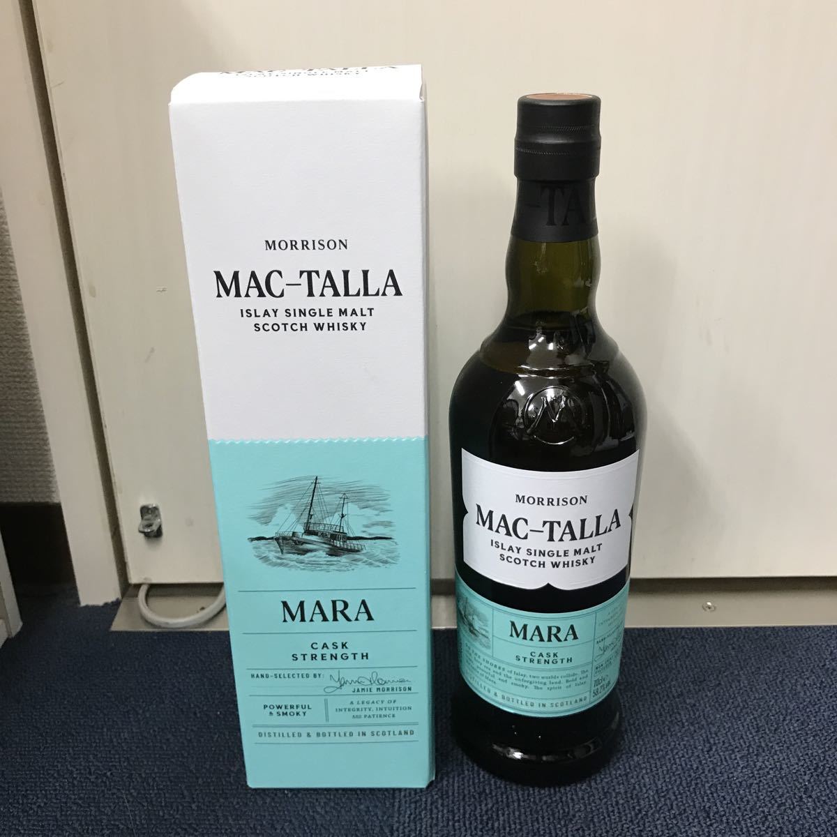 【得価，新品】 32131 0913Y 未開栓 保管品 MAC-TALLA モリソン カスクストレングス 58.2% 700ml(アイラ)｜売買されたオークション情報、yahooの商品情報をアーカイブ公開 - オークファン シングルモルト