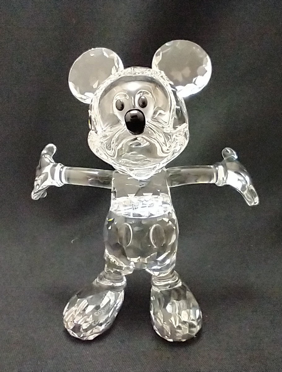 【最終価格 1000円スタート】SWAROVSKI スワロフスキー ミッキー 687414 Disney ディズニー フィギュリン 廃盤品 店舗受取可