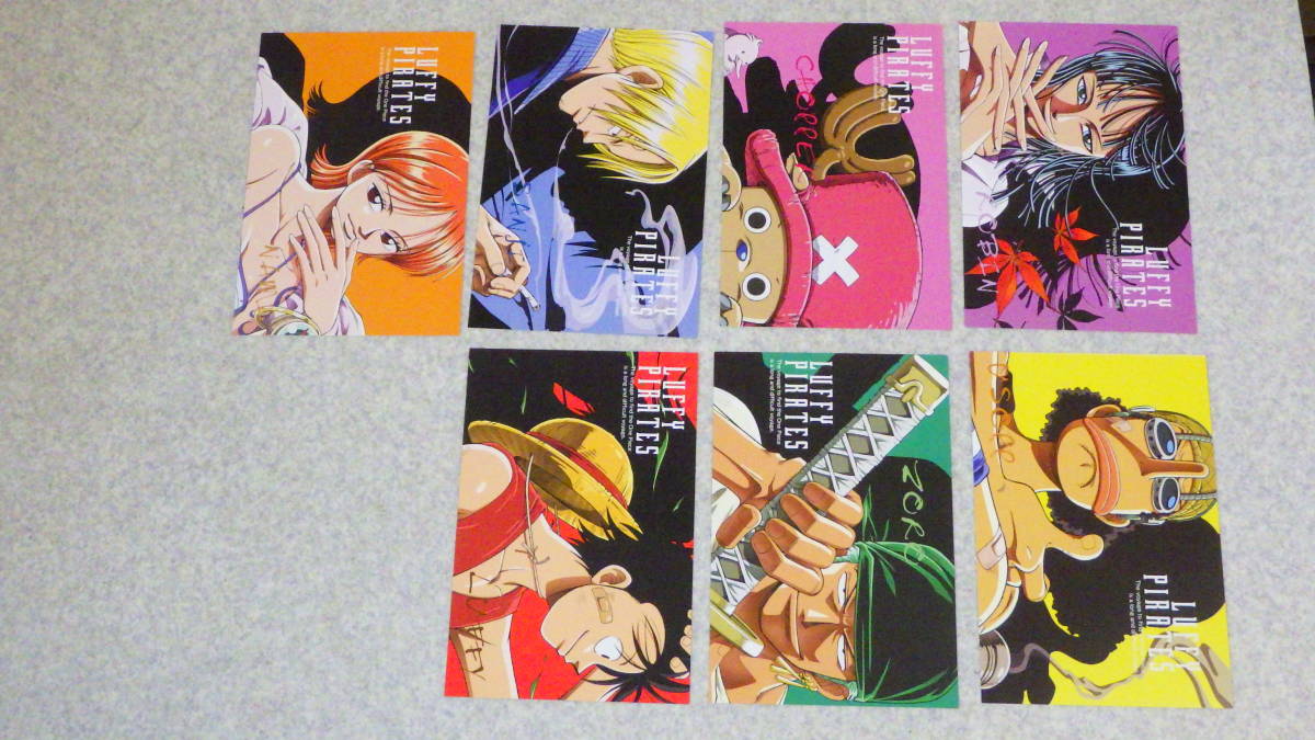 送料無料 効果音 ポストカードコレクション 第2弾 未開封点セット One Piece ワンピース ジャンプショップ 麦わらストア 原作 Cartel Ae