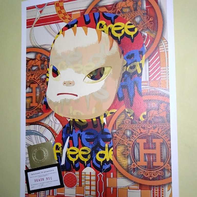 DEATH NYC 世界限定100枚 アートポスター 奈良美智 NARA YOSHITOMO