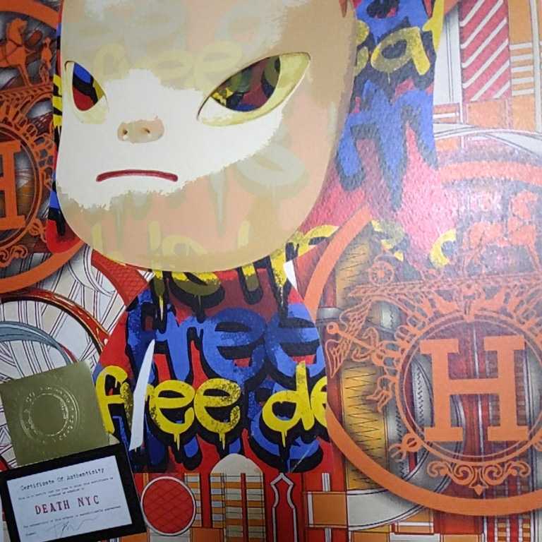 DEATH NYC 世界限定100枚 アートポスター 奈良美智 ／キースヘリング DEATH NYC 世界限定100枚 アートポスター 奈良美智 NARA YOSHITOMO