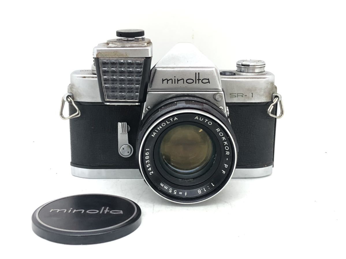 MINOLTA SR-1 ミノルタ 一眼レフ フィルムカメラ ROKKOR-PF 1:1.8 55mm レンズ_1