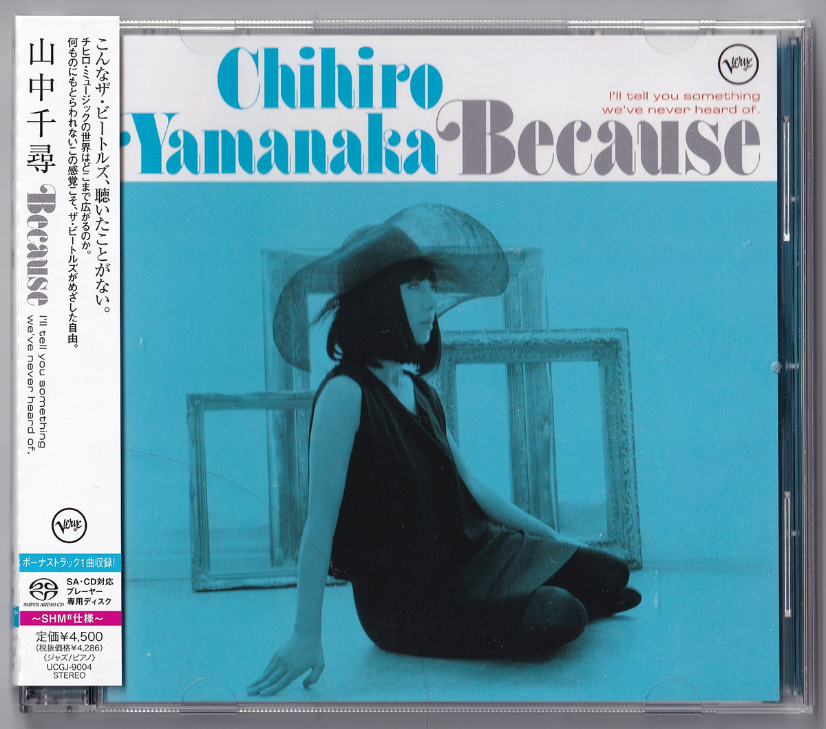 Universal / Verve UCGJ-9004 Chihiro Yamanaka 山中千尋、Beause ビートルズトリビュート SACDシングルレイヤー