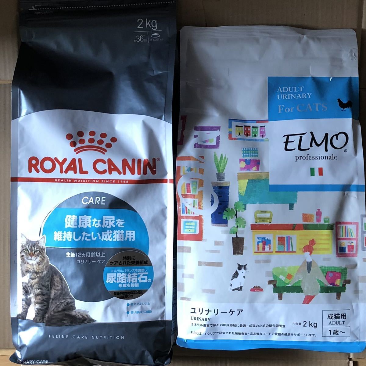 【100%新品，セール】 ロイヤルカナン 健康な尿を維持したい成猫用&エルモ ユリナリーケア 各2kg ドライフード ELMO ロイカナ キャットフード 猫(成猫用)｜売買されたオークション情報、yahooの商品情報をアーカ ドライフード