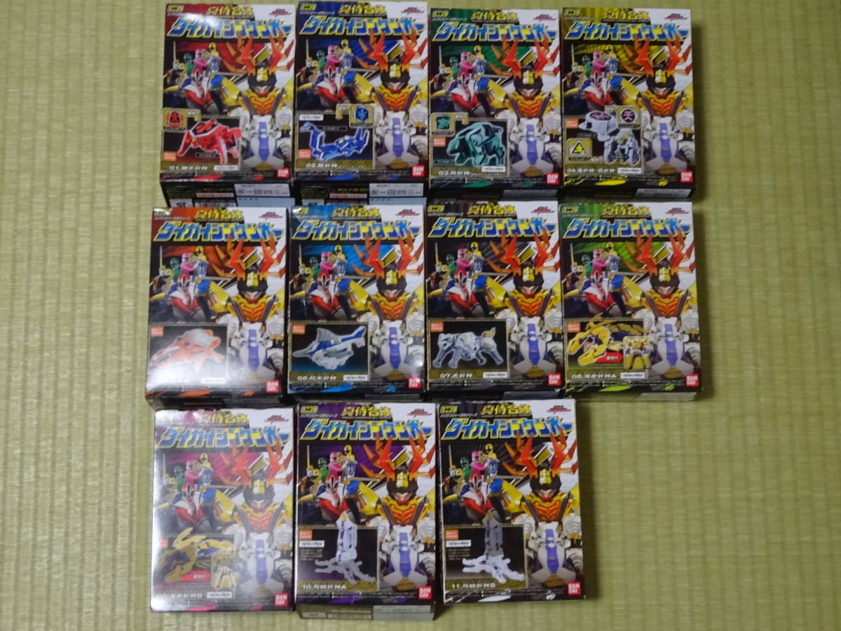 【送料無料，格安】 バンダイ ミニプラ 真侍合体ダイカイシンケンオー 全11種セット 侍戦隊シンケンジャー(キャラクター)｜売買されたオークション情報、yahooの商品情報をアーカイブ公開 - オークファン その他