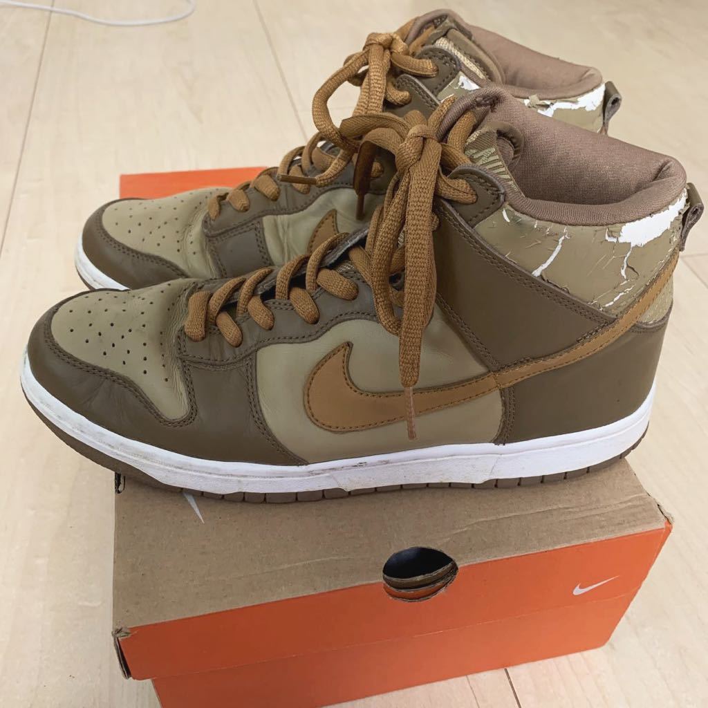 2002年製NIKE DUNK HIGH MAPLEナイキ ダンクハイメープル 28㎝ 着用 