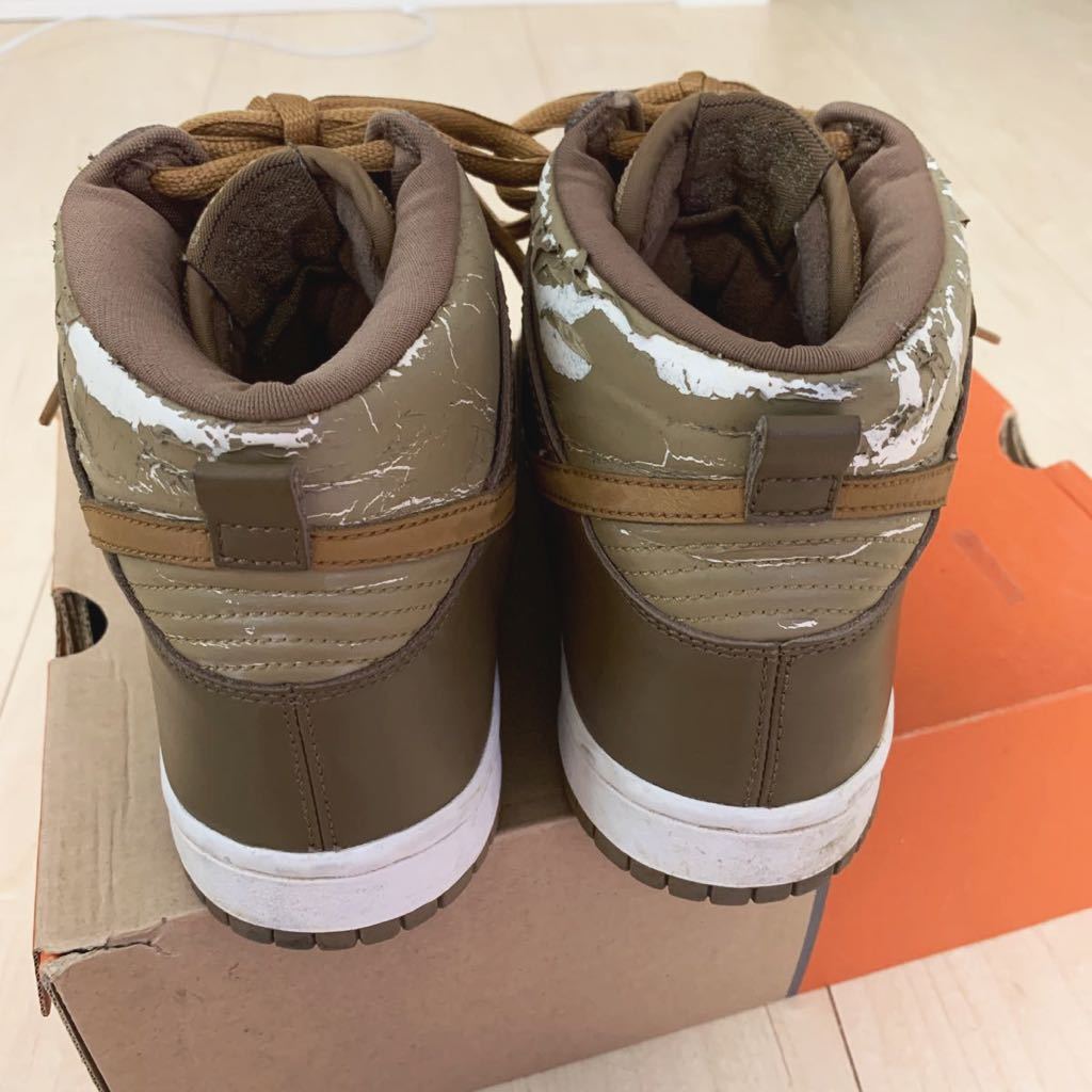 2002年製NIKE DUNK HIGH MAPLEナイキ ダンクハイメープル 28㎝ 着用 