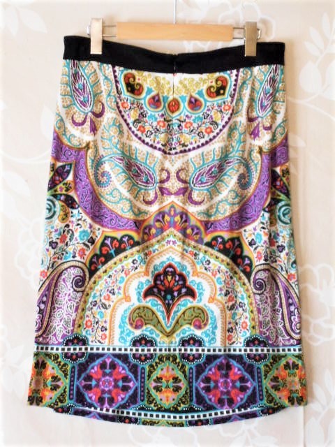 エトロ/ETRO/イタリー製 コットン スカート/イタリー製/46(スカート  