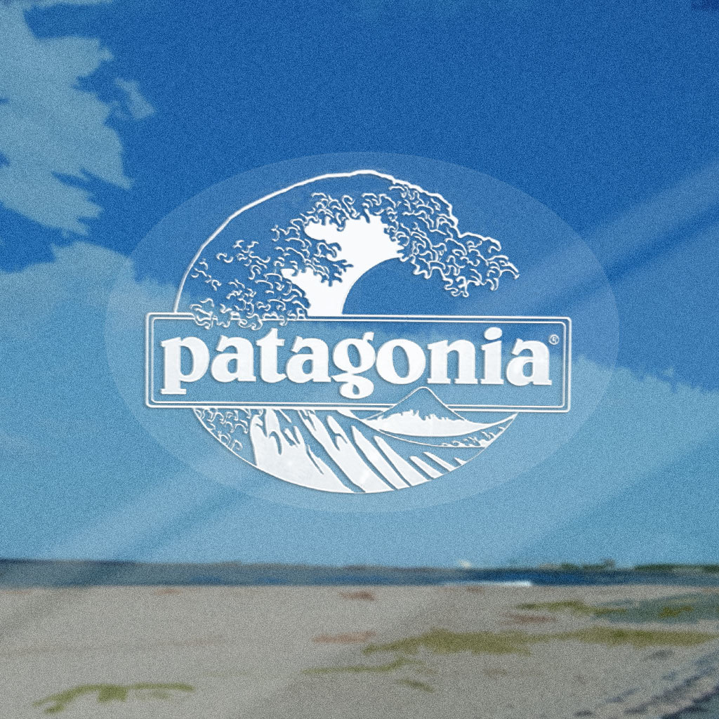 激レア パタゴニア patagonia ステッカー 北斎 波 パタゴニア正規品 新品未使用 ステッカー / シール 北斎 波 神奈川沖浪