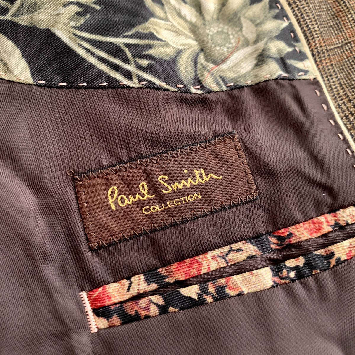 ポールスミス Paul Smith ロロピアーナ 黒 ストライプ - ロロピアーナ 