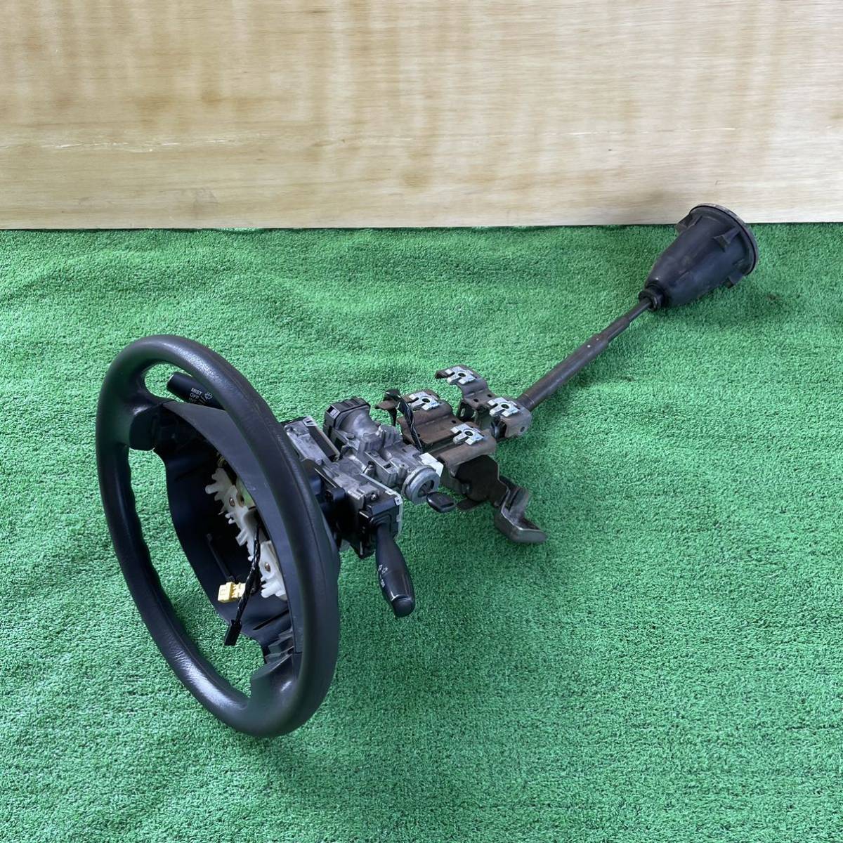 鍵付き ステアリングシャフト ハンドル スパイラルケーブル ウインカーレバー ライトスイッチ コンビネーションスイッチ HA7 アクティ