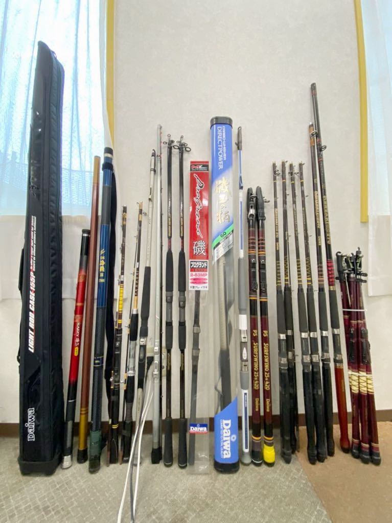  DAIWA ダイワ 釣り竿 まとめて26本セット 磯玉の柄 プログランド磯 インターライン帆影 パシフィックファントム ライトロッドケース付(海水)｜売買されたオークション情報、yahooの商品情報を その他