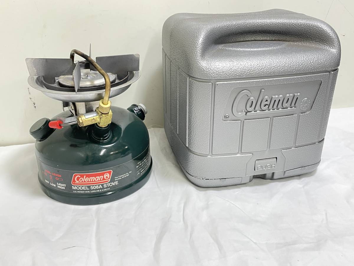 ○ Coleman コールマン シングルバーナー MODEL508A STOVE ストーブ  