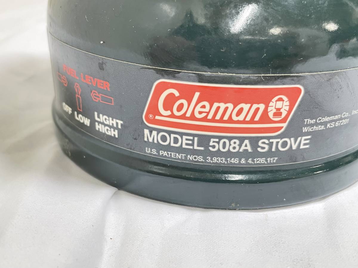 ○ Coleman コールマン シングルバーナー MODEL508A STOVE ストーブ 