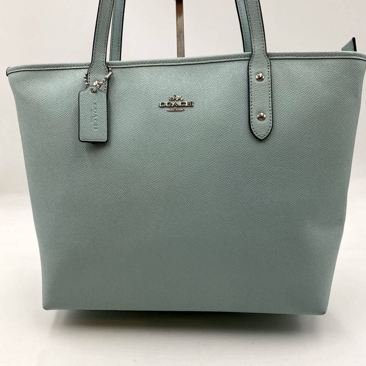 1円～ 【定価10万円】入手困難品 希少色 コーチ COACH トートバッグ