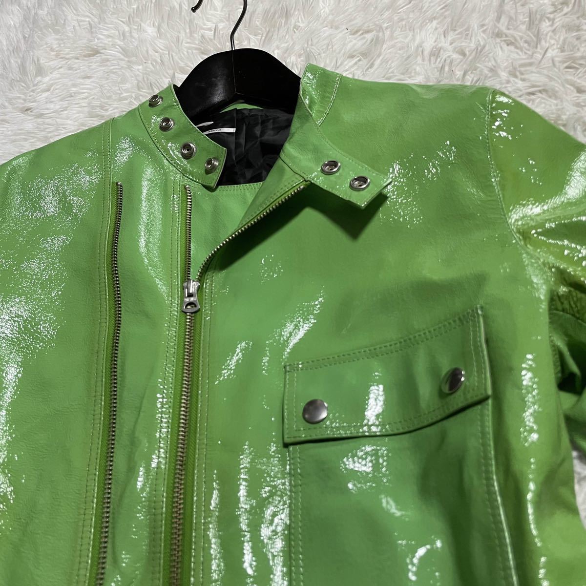 希少L☆ポールスミス:Paul Smith『エナメルコーティング』豚革 ピッグ 