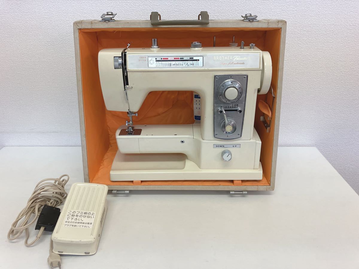  ブラザー ミシン 本体 ZZ2-B703 BROTHER Pacesellect F 昭和レトロ アンティーク(ブラザー)｜売買されたオークション情報、yahooの商品情報をアーカイブ公開 - オークファン ブラザー