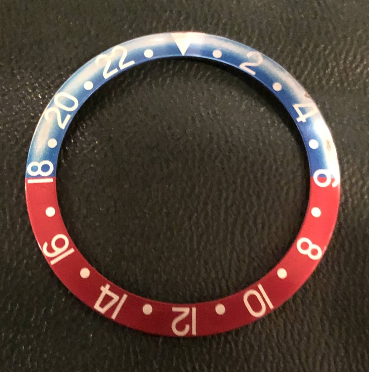 ROLEX 純正品 GMTマスター ペプシ インサート ベゼルディスク 1675  