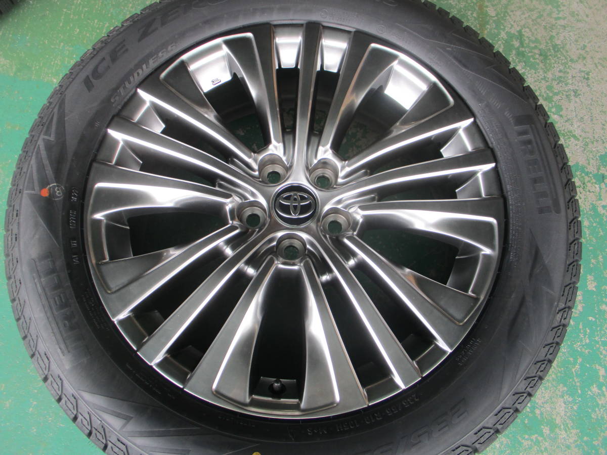 トヨタ純正 19インチ 19x7J+35 114.3-5H ハリアー RAV4 ヴェルファイア 純正 ホイール 19x7J 中古 トヨタ純正 純正の中古品
