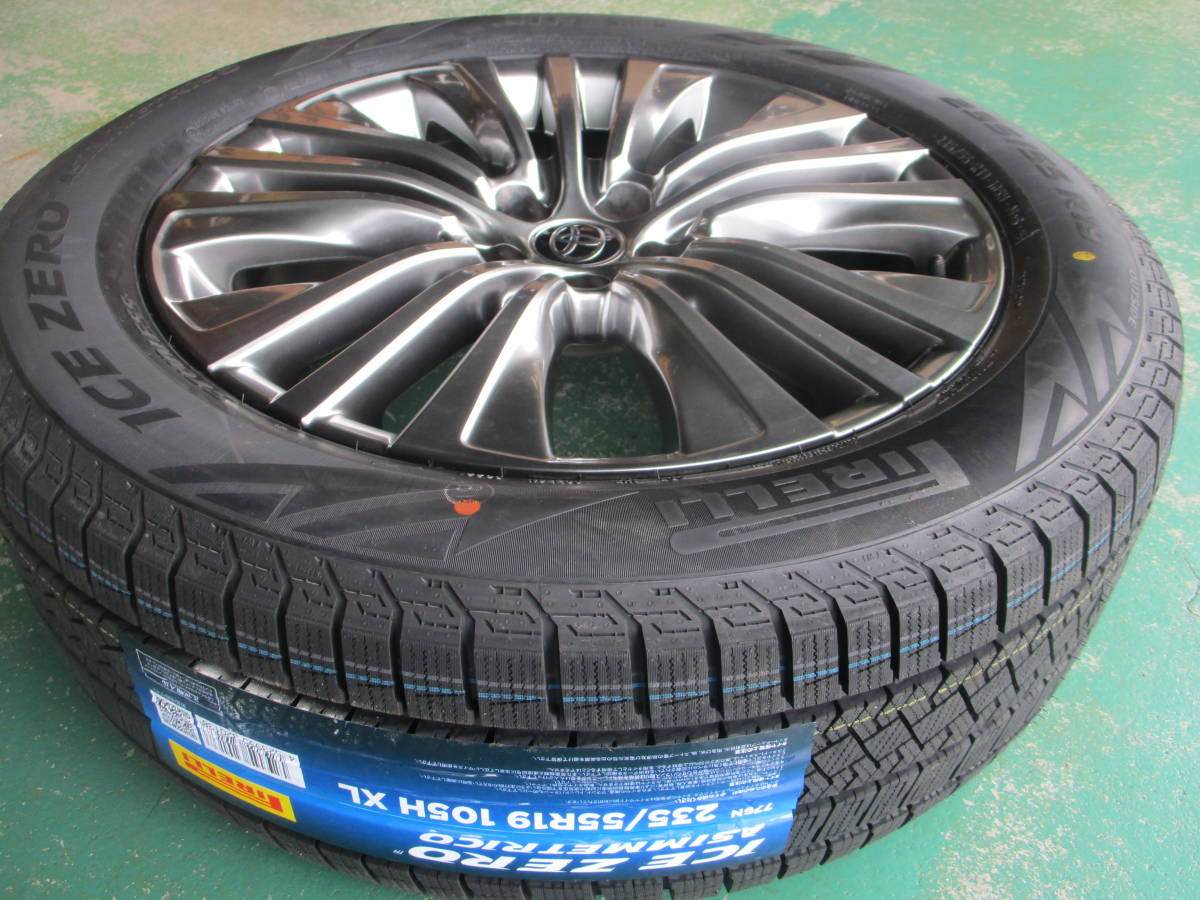 中古+未使用ハリアー 純正 19x7J 5H 114.3 +35 4本 1台分 235