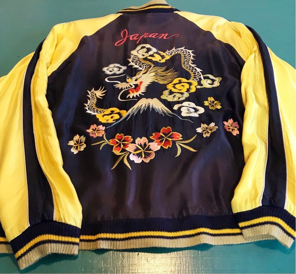 東洋エンタープライズ Lリバーシブルスカジャン 虎 /鷹 /龍/富士山