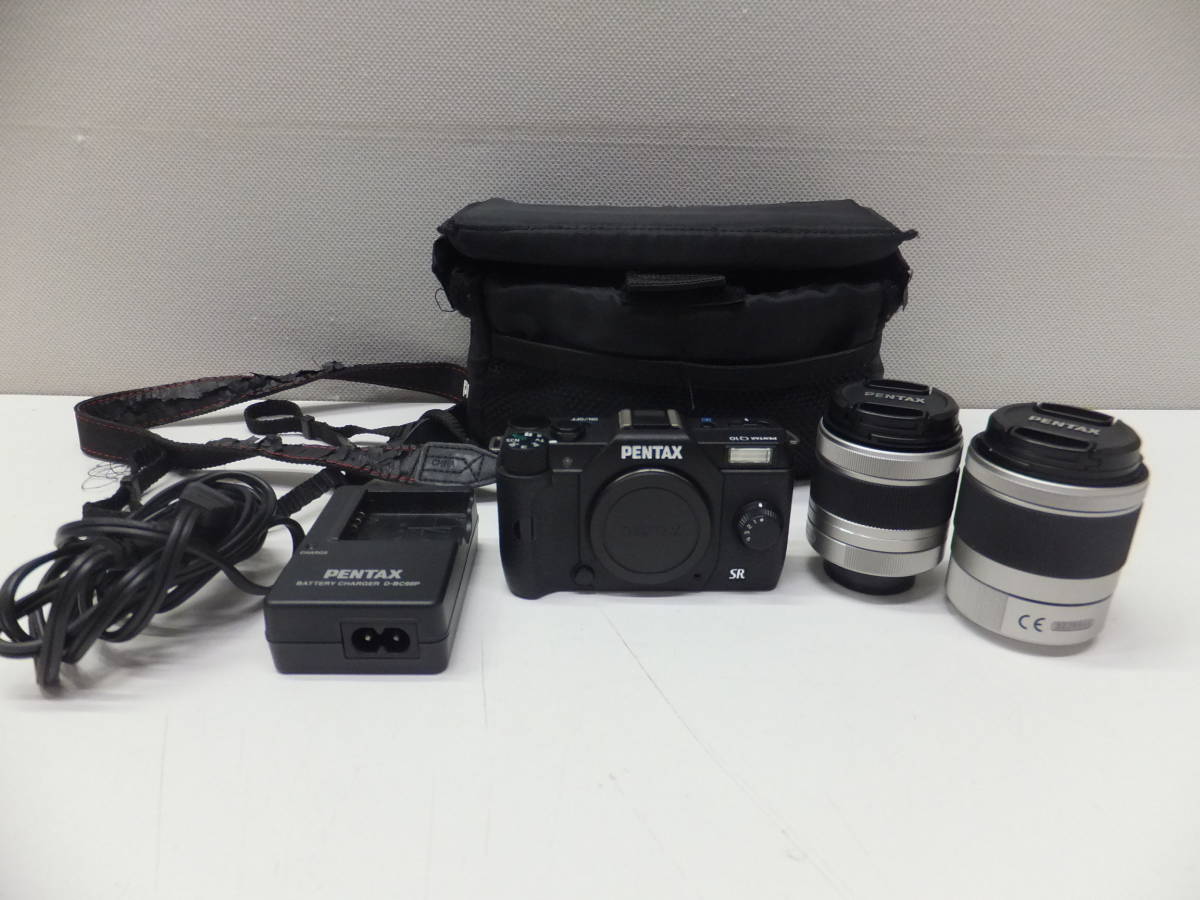 豊富な，定番 カメラ祭 PENTAX ペンタックス Q10 ブラック レンズ2個セット 品 通電確認済 自宅保管品 デジタル一眼カメラ ミラーレス(ペンタックス)｜売買されたオークション情報、yahooの商品情報をアーカ ペンタックス