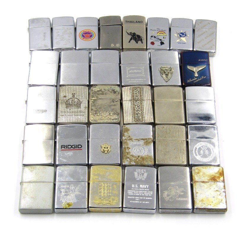 1円～】ZIPPO ジッポー ジャンク まとめ売り 32点セット スリム/1941