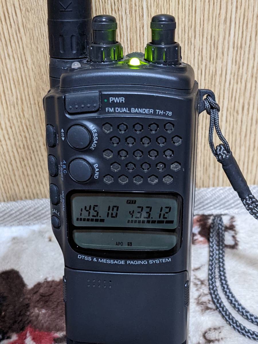 KENWOOD TH-78 144⁄430MHz FM DUAL BANDER DC7.2V 完動品