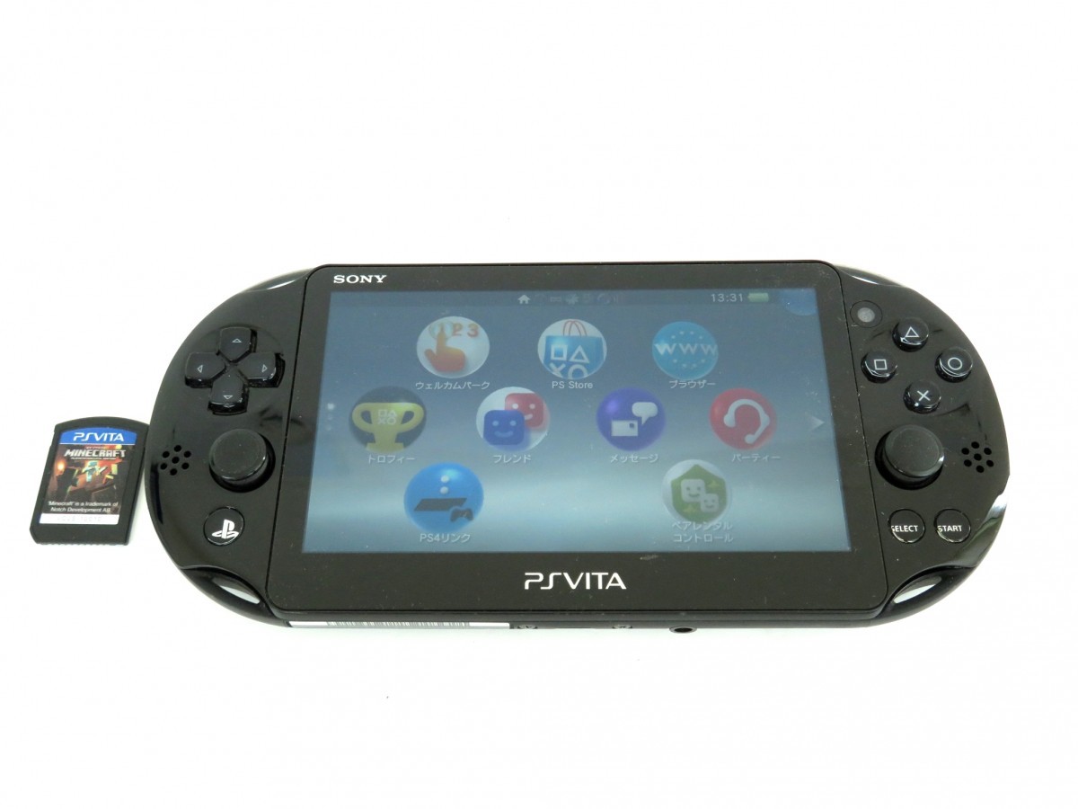 SONY PS VITA ヴィータ 本体 PCH-2000 ブラック マインクラフト 