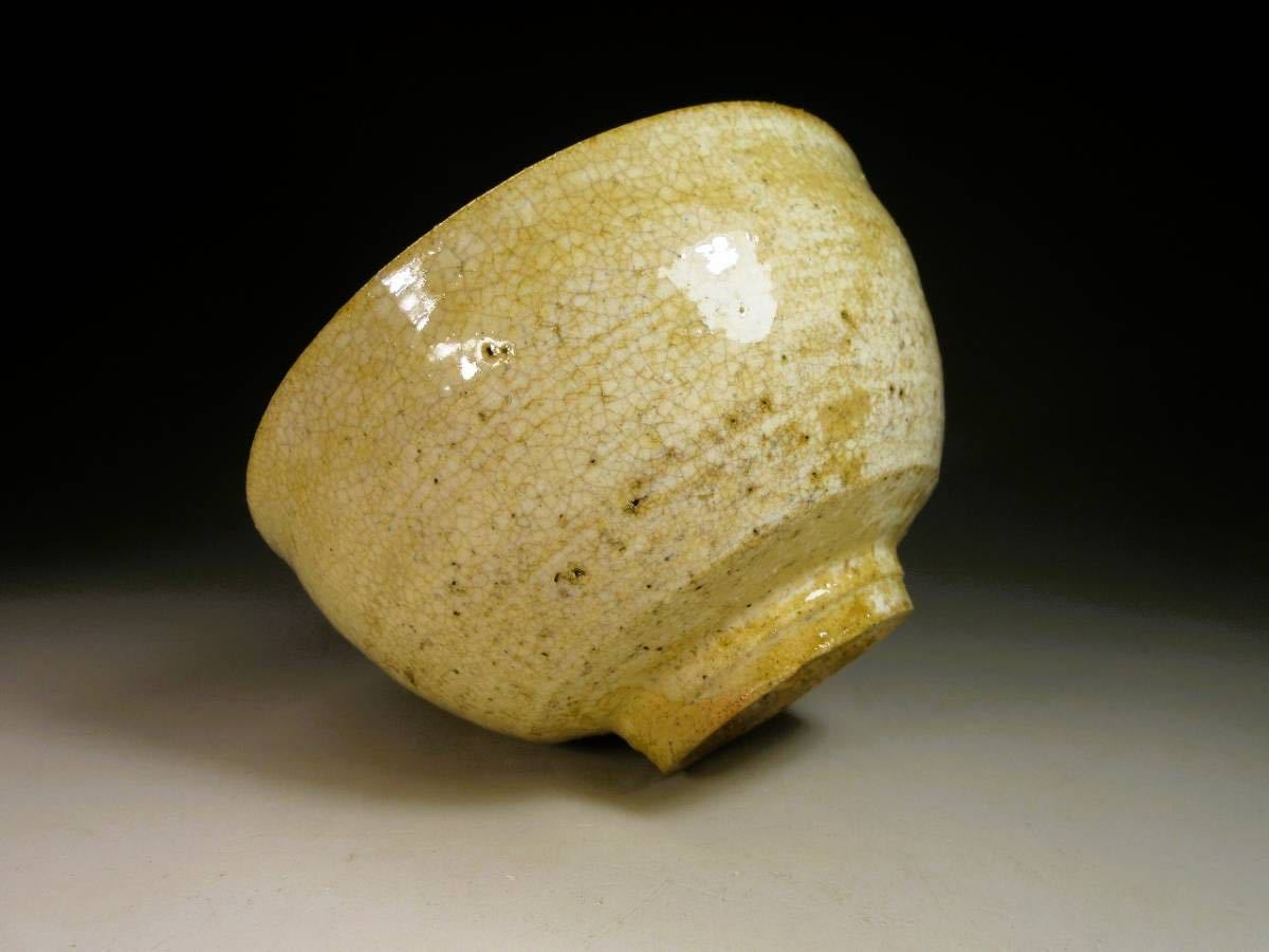 漸】江戸時代中期～後期 萩茶碗 古萩茶碗 萩焼 古美術 茶道具 時代箱
