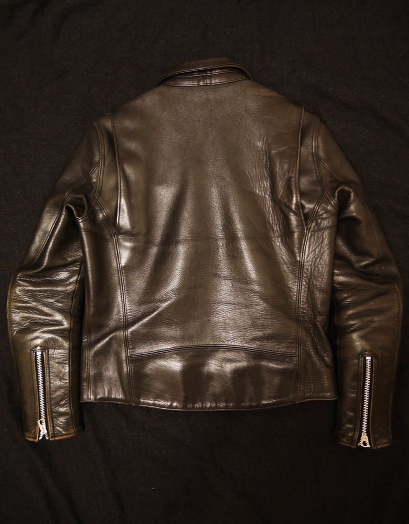 FINE CREEK LEATHERS レザーライダースジャケット ERIC 36サイズ freewheelers rrl ralph ...